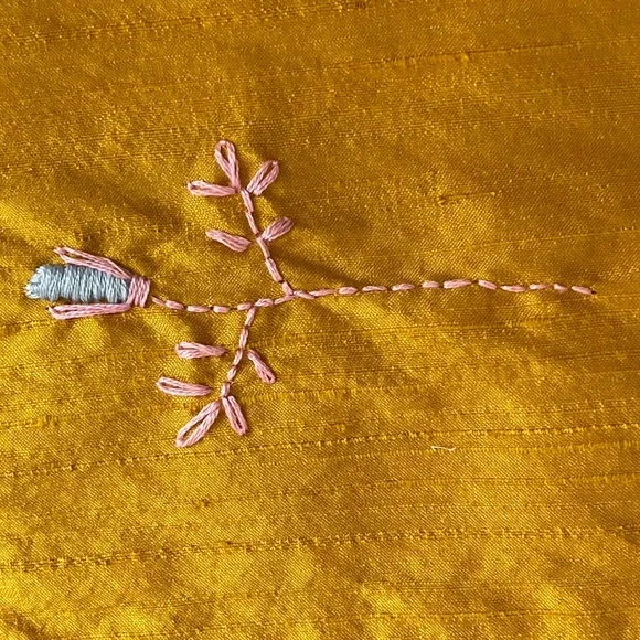 SALE! NWOT Wilson Stokoe Slub Silk Knee Length Skirt ~ Size 10 (US) - Picture 5 of 9